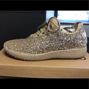 Southern Fried Chics Glitter bomb tennis shoes